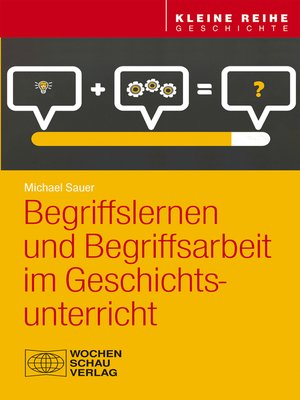 cover image of Begriffslernen und Begriffsarbeit im Geschichtsunterricht